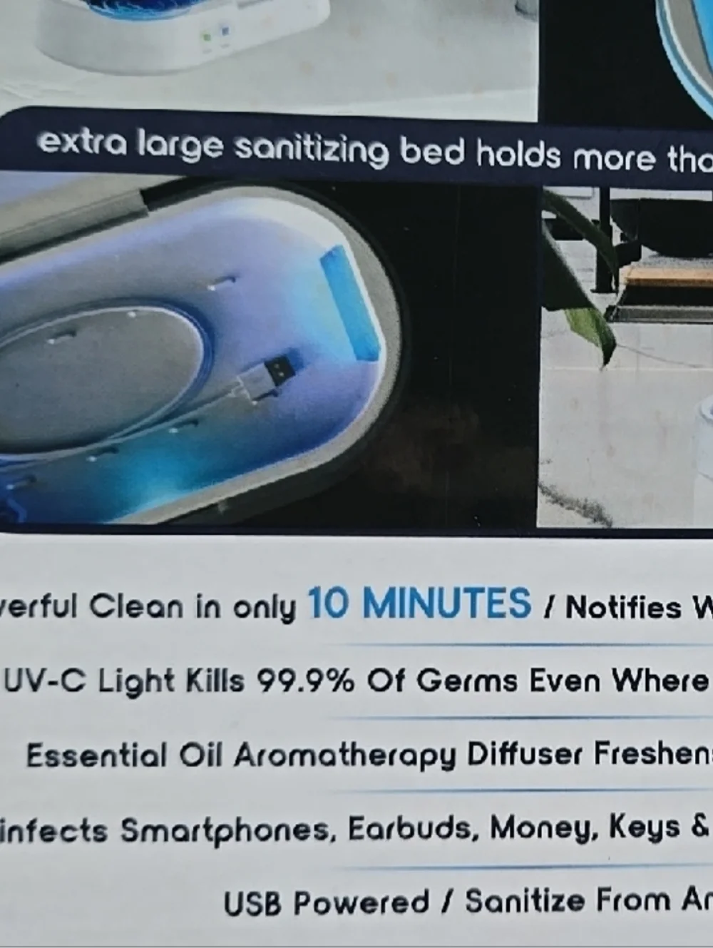 Blue Phone & Accessory Sanitizer